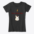 White Guitar with Logo WOMENS Apparel High Search Demand Best Seller Look
