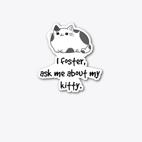 I foster ask me about my kitty | Premium Unisex T-Shirt, Trending Graphic Tee