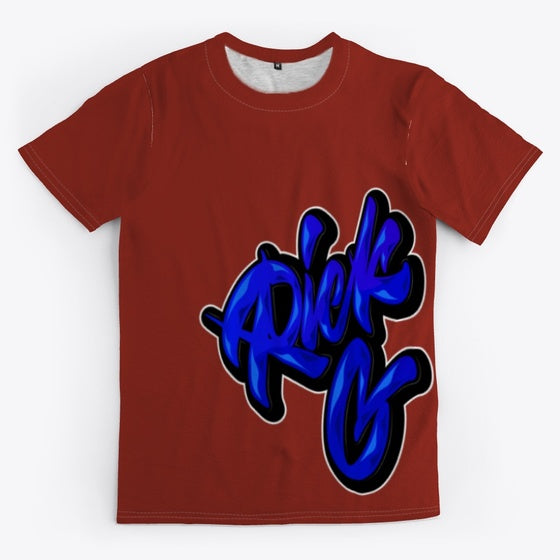 RICK G LOGO GRAPHIC BLUE Apparel Premium Print Daily Wear
