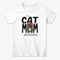 Cat Mom Who Loves Coffee | Premium Unisex T-Shirt, Trending Graphic Tee