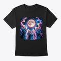 Funny Cat Three Cat Moon 3 Wolfs Cute | Premium Unisex T-Shirt, Trending Graphic Tee