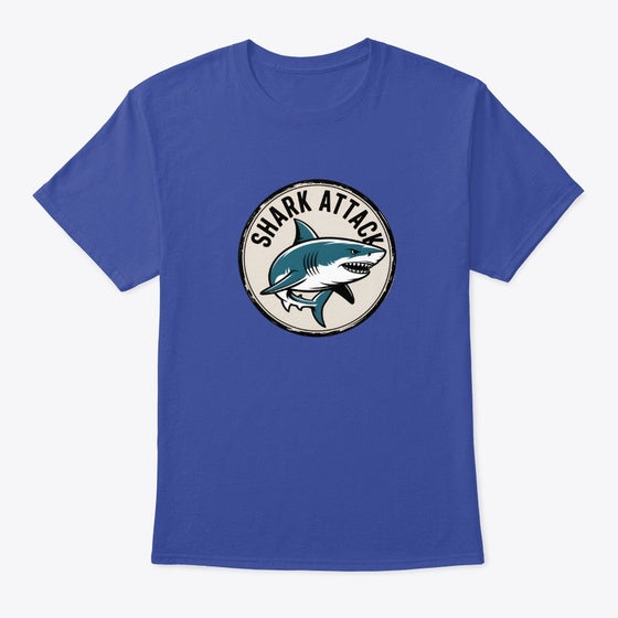 Shark Attack | Premium Unisex T-Shirt, Trending Graphic Tee