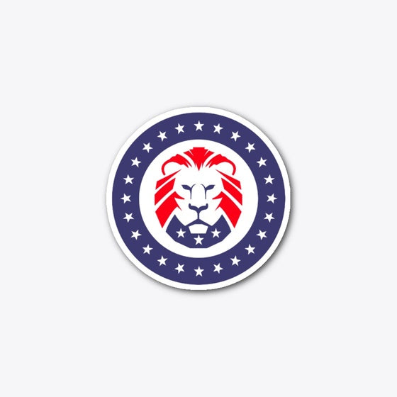 Trump Patriot Lion Sticker | Premium Unisex T-Shirt, Trending Graphic Tee