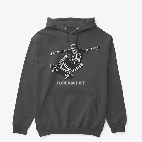 Funny Humor Graphic Shirt Foreign Life Skater
