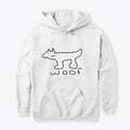 White Woofer Hoodie