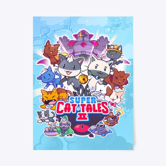 Super Cat Tales 2 Poster | Premium Unisex T-Shirt, Trending Graphic Tee