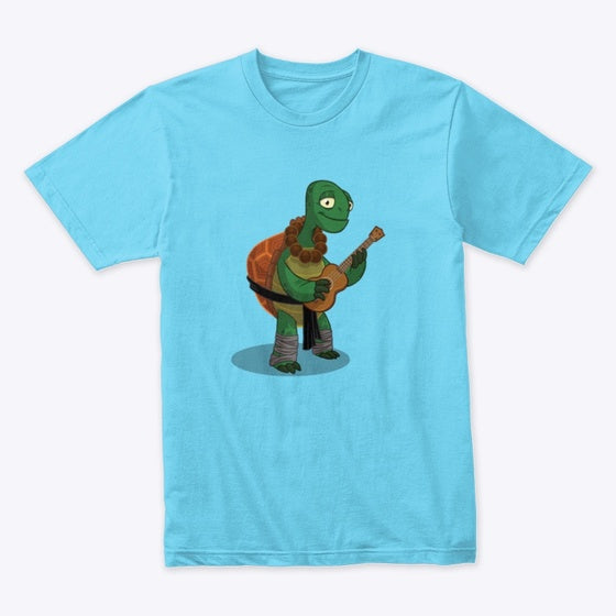 Ukulele Zen Turtle Tee T Shirt Viral TikTok Hot Right Now