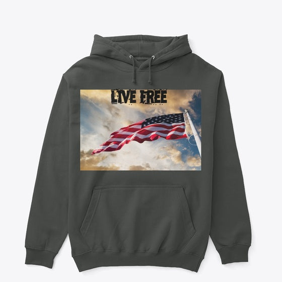 Retro Vibes Graphic Shirt Live Free