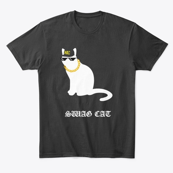 Swag Cat | Premium Unisex T-Shirt, Trending Graphic Tee