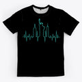 Men s City Beat Crew Neck Teal Logo Apparel High Search Demand Gift Ready