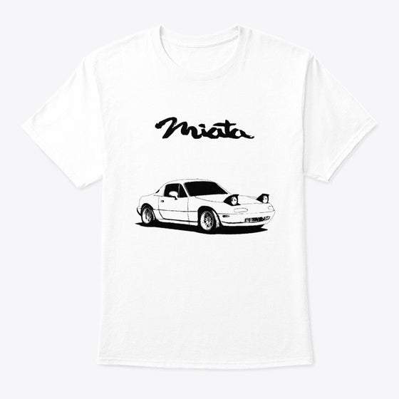 Mazda Miata Mx-5 Black And White Design