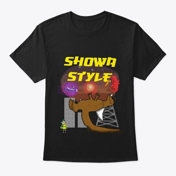 Retro Vibes Graphic Shirt Showa Style Toku
