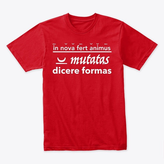 in nova fert animus | Premium Unisex T-Shirt, Trending Graphic Tee