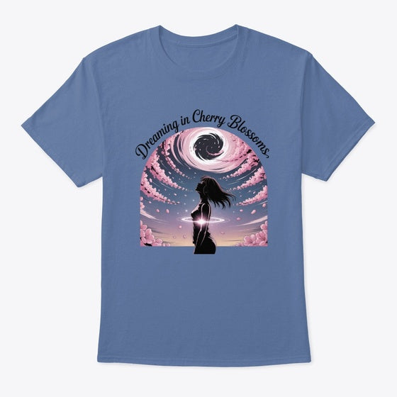 Retro Vibes Graphic Shirt Cherry Blossom Sky