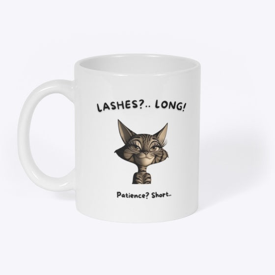 Lashes Long Patience Short | Premium Unisex T-Shirt, Trending Graphic Tee