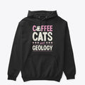 Coffee Cats And Geology | Premium Unisex T-Shirt, Trending Graphic Tee