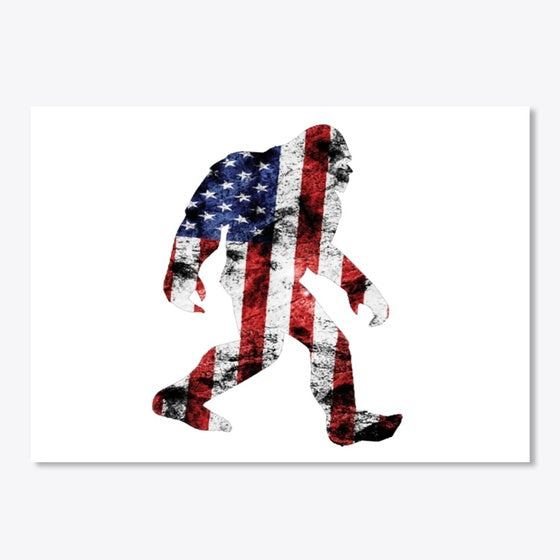 American Flag Bigfoot