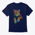 Colorful Leopard Graphic Tee | Premium Unisex T-Shirt, Trending Graphic Tee