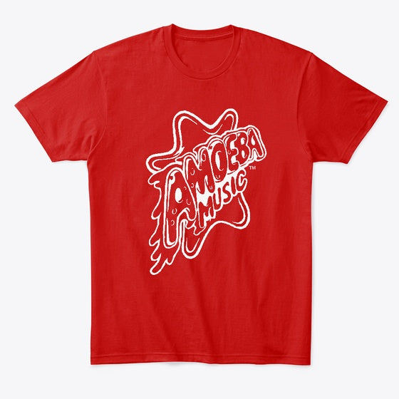 Amoeba White Logo Tee