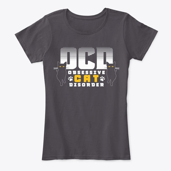 Obsessive Cat Disorder OCD Kittens Lover | Premium Unisex T-Shirt, Trending Graphic Tee
