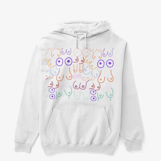 Boob Collage | Premium Unisex T-Shirt, Trending Graphic Tee