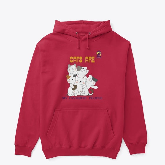 Cats are my favorite people | Premium Unisex T-Shirt, Trending Graphic Tee