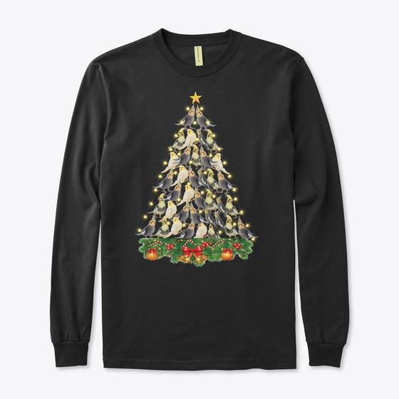 Cockatiel Christmas Gift | Premium Unisex T-Shirt, Trending Graphic Tee