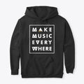 Make Music Hoodie - Black