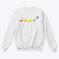 RAINBOW DINOS Premium Pullover | Premium Unisex T-Shirt, Trending Graphic Tee