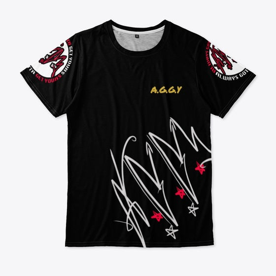 A G G Y gold logo | Premium Unisex T-Shirt, Trending Graphic Tee