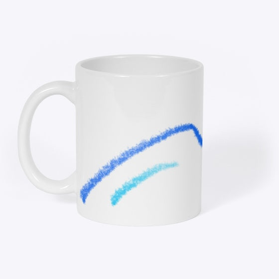 Retro Vibes Graphic Shirt Blue Wave