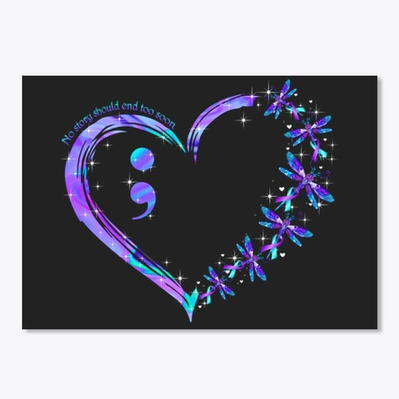 Purple Heart Bling Shiny