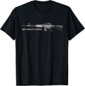 M16 A1 Assault Rifle Cutaway Diagram Inside Gun Details Apparel Premium Print