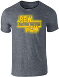 Pop Threads Pew Logo Scifi Funny Graphic Tee T Shirt For Men T Shirt Gift Ready