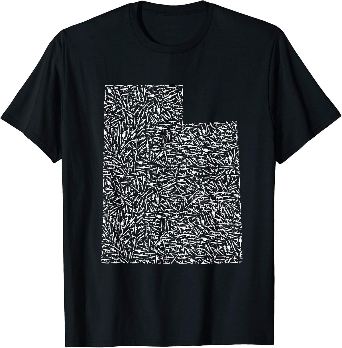 Graphic Utah America Distressed Trump Gun Gift Idea Apparel Everyday Wear