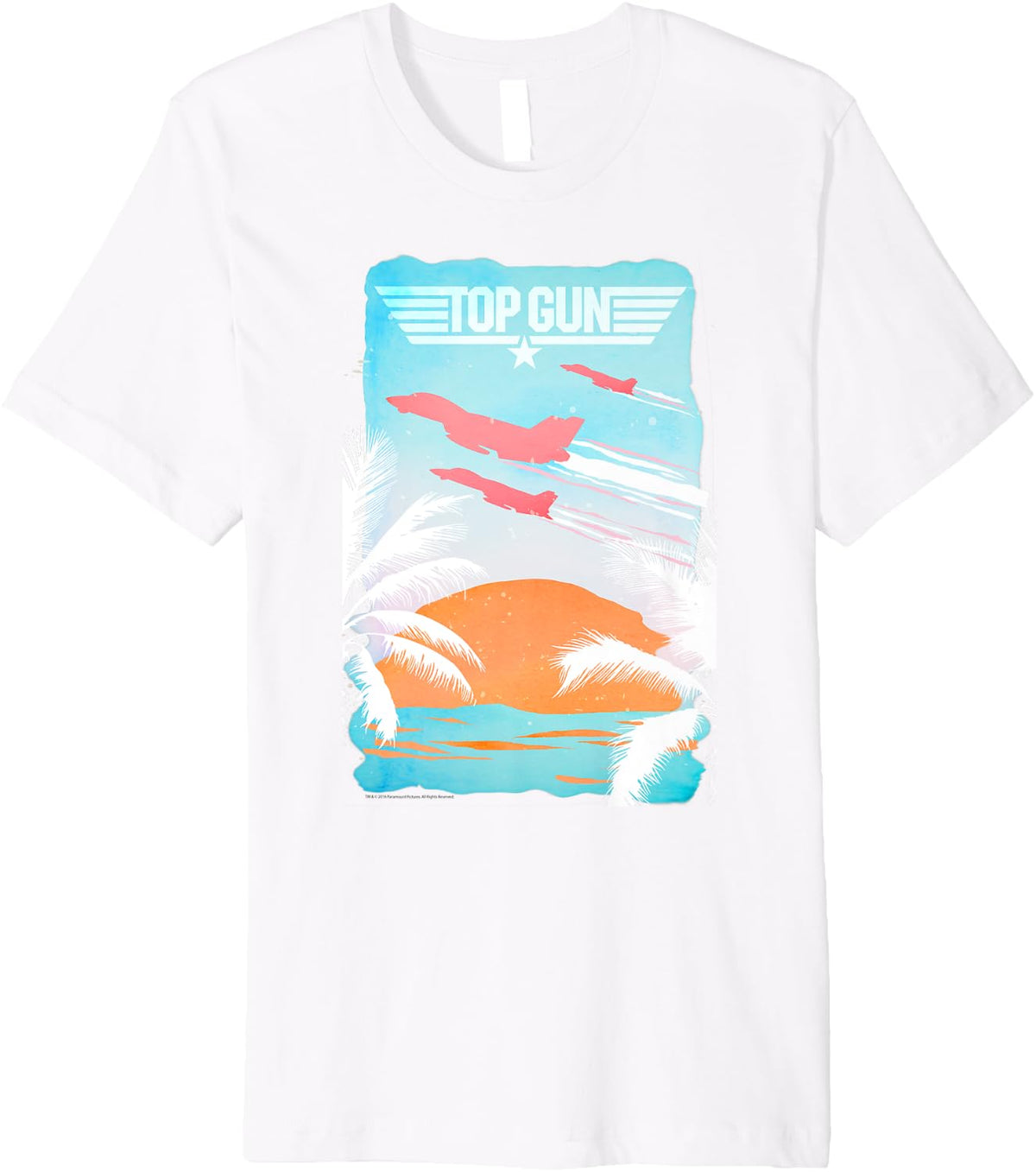 Top Gun Baja Sunset Action Movie Premium Apparel Gift Ready