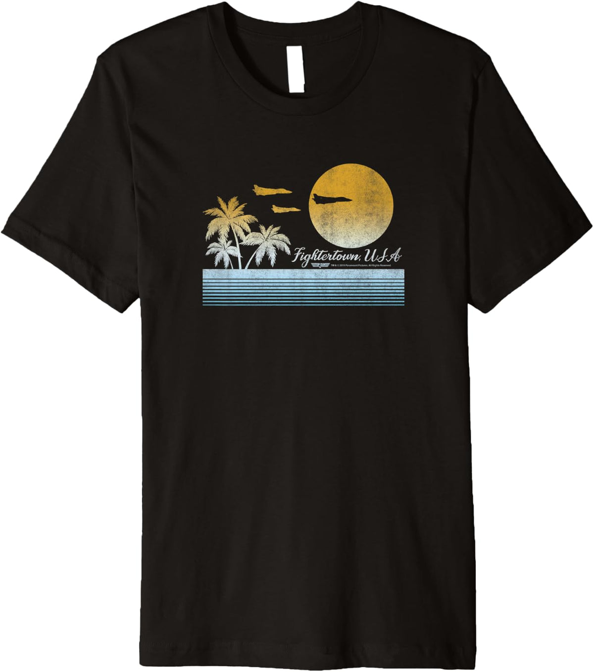 Top Gun Fightertown Usa Sunset Poster Premium Apparel Gift Ready