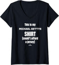 Womens This Is My Shirt Michael Gettys Prospect Baseball Fan Gear V-Neck