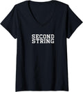 Womens Second String V Neck Apparel Everyday Wear