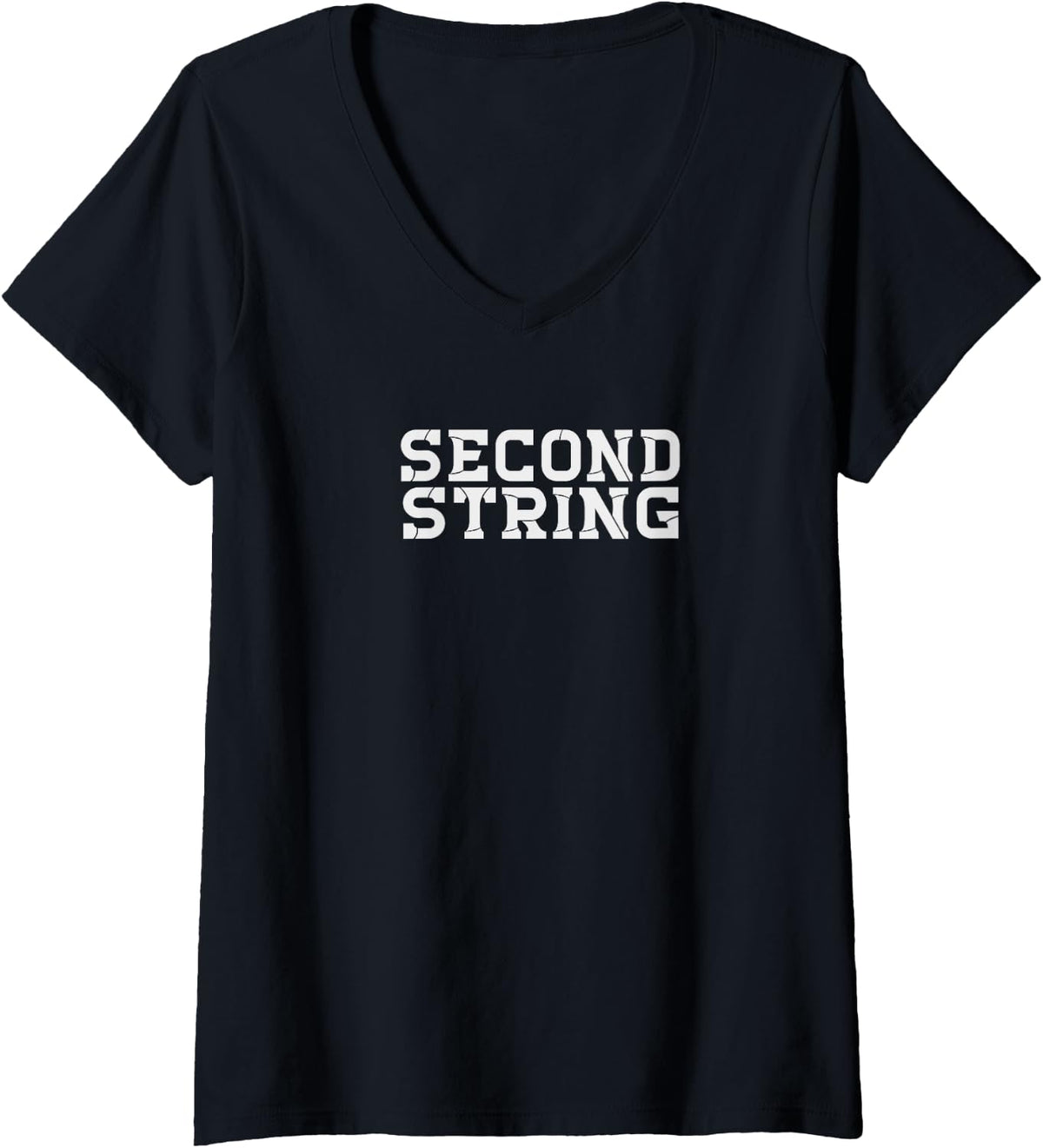 Womens Second String V Neck Apparel Everyday Wear