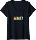 Womens Sbd Squat Bench Deadlift Powerlifting V Neck Apparel Premium Print 2