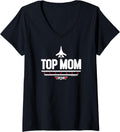 Womens Top Gun Mother S Day Mom V Neck Apparel Premium Print