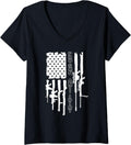 Womens Pro Gun Anti Idiot Owner 2nd Amendment Rights V Neck Apparel Gift Ready