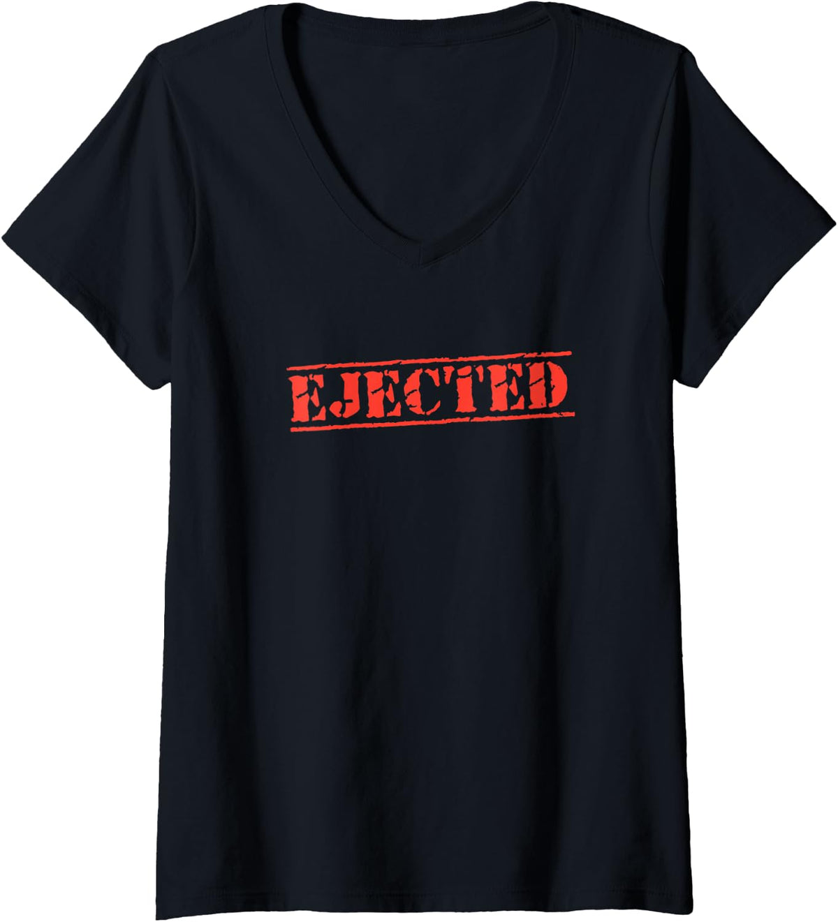 Womens Ejected V Neck Apparel Gift Ready
