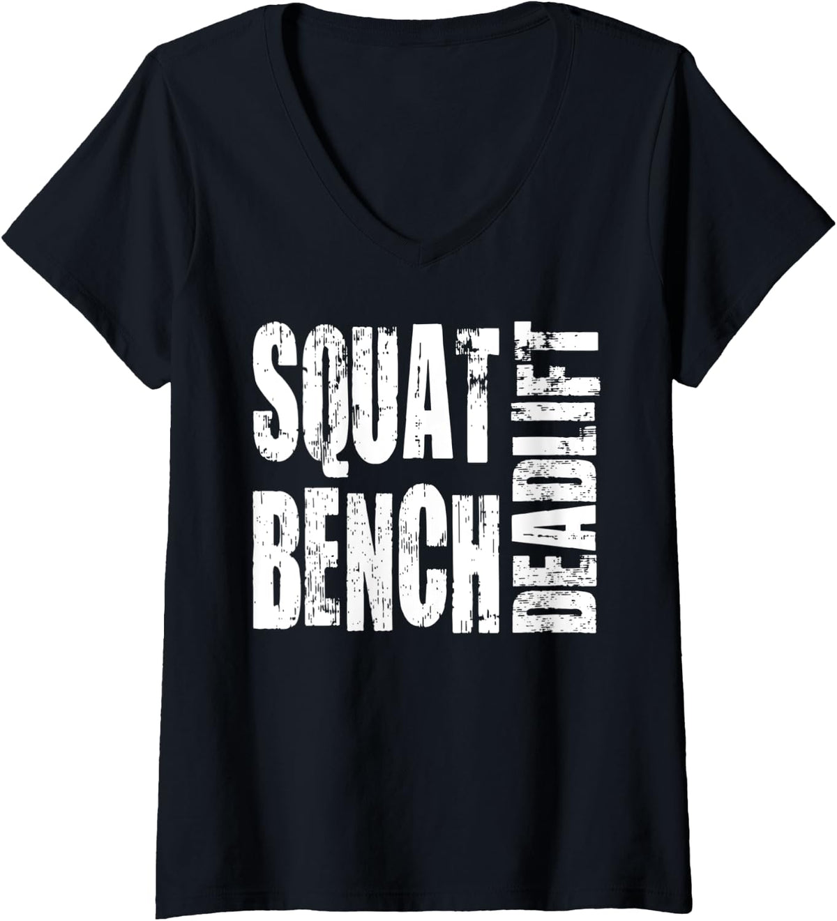 Womens Squat Bench Press Deadlift Powerlifting V Neck Apparel Minimal Style