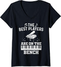 Womens The Best Players Are On Bench Proud Pianist Player V Neck Apparel Everyday Wear