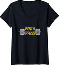 Womens Bench Press V Neck Apparel Everyday Wear