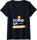 Womens Rbg Mensch On The Bench V Neck Apparel Premium Print 2