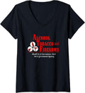 Womens Alcohol Tobacco And Firearms T Shirt I Gun Owner V Neck T Shirt Premium Print