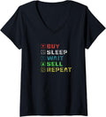 Womens Benches Traders Crypto Cryptocurrency Btc V Neck Apparel US Trend